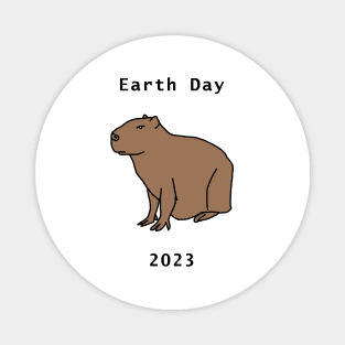 Capybara Earth Day 2023 Magnet